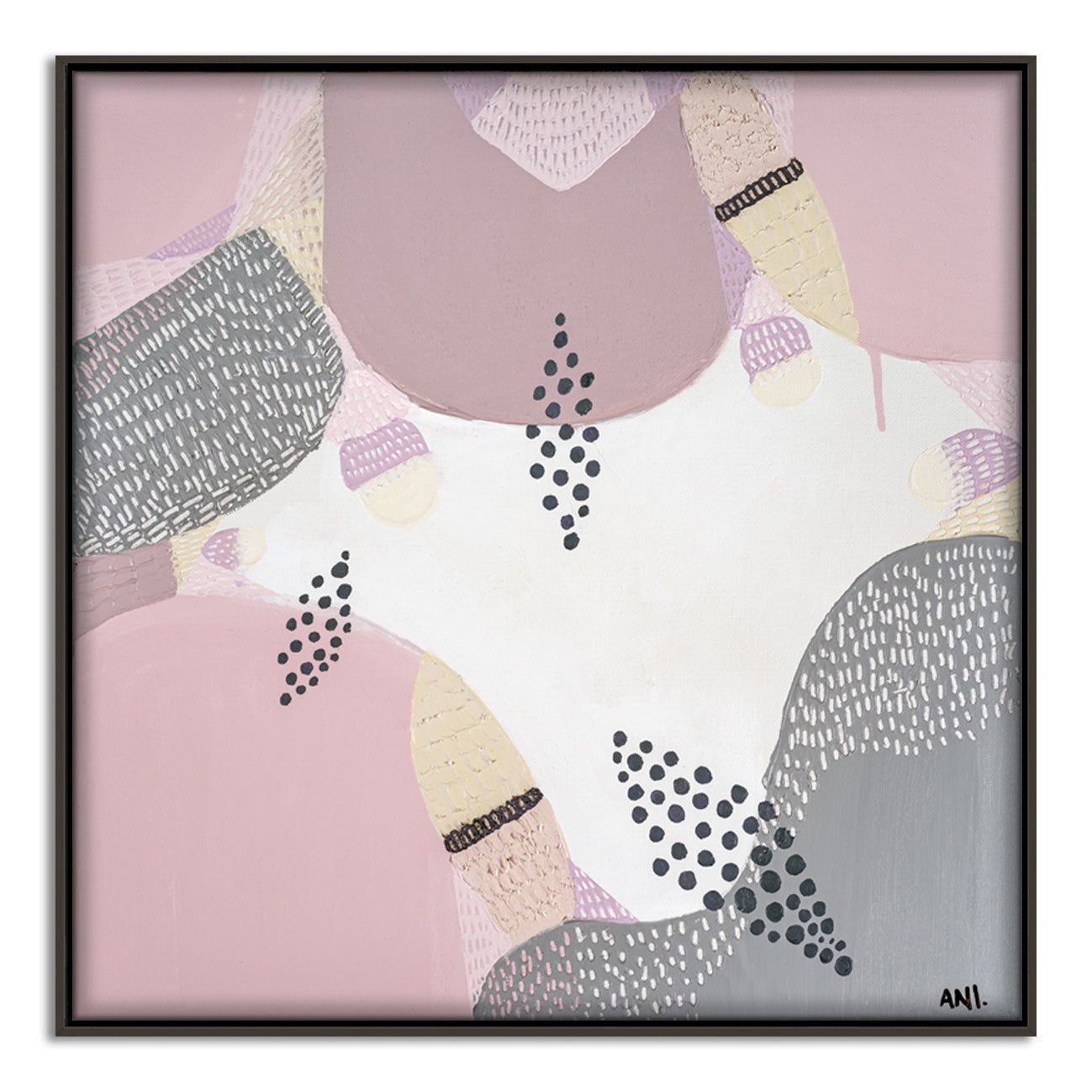 "Jacaranda in Bloom Sydney floral art print by Ani Ipradjian – abstract purple jacaranda tree-inspired Australian artwork perfect for spring interiors and botanical art lovers"