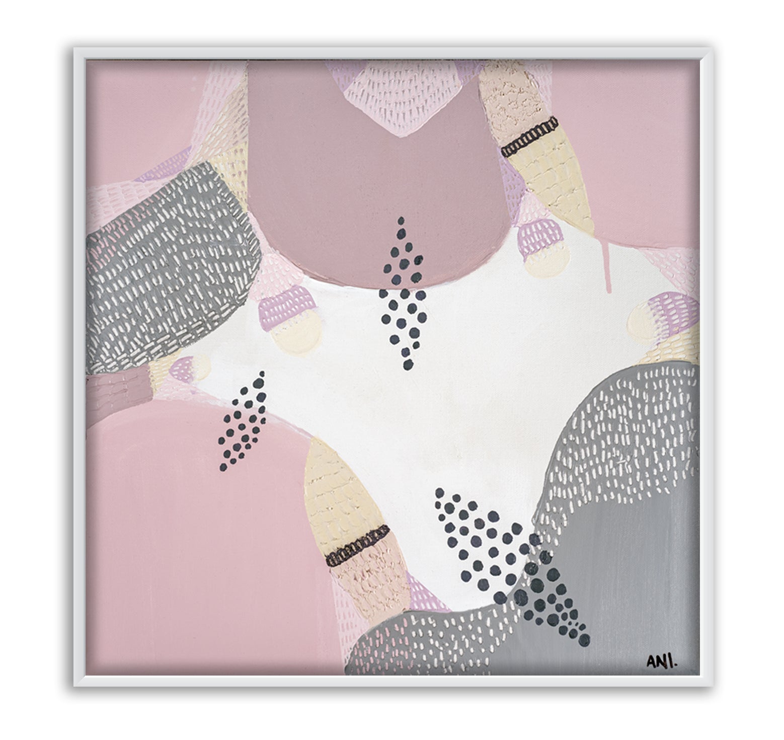 "Jacaranda in Bloom Sydney floral art print by Ani Ipradjian – abstract purple jacaranda tree-inspired Australian artwork perfect for spring interiors and botanical art lovers"