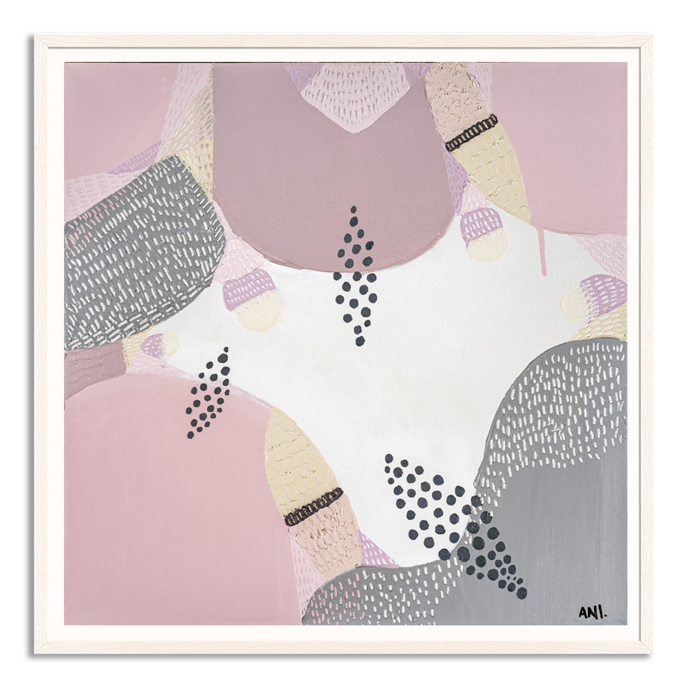 "Jacaranda in Bloom Sydney floral art print by Ani Ipradjian – abstract purple jacaranda tree-inspired Australian artwork perfect for spring interiors and botanical art lovers"