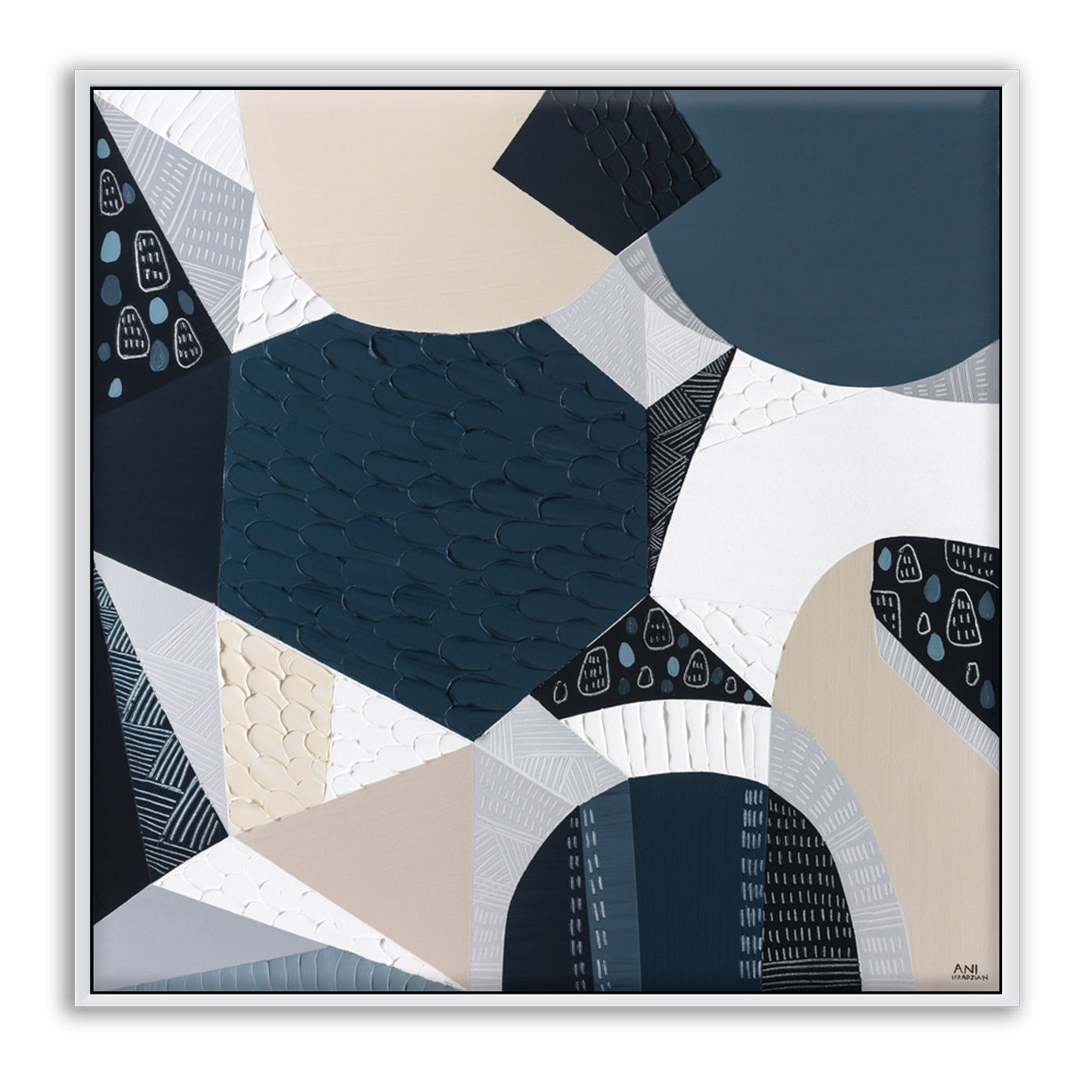 Olivine Basalt original abstract painting by Ani Ipradjian, Australian artist, inspired by Australia's iconic volcanic bluestone. Contemporary Australian art featuring rich textures, earthy tones, and layered acrylic and mixed media, celebrating Victorian bluestone architecture, historic buildings, churches, and the natural beauty of Australian basalt. Ideal for art collectors, interior designers, and lovers of Australian landscape and contemporary wall art.