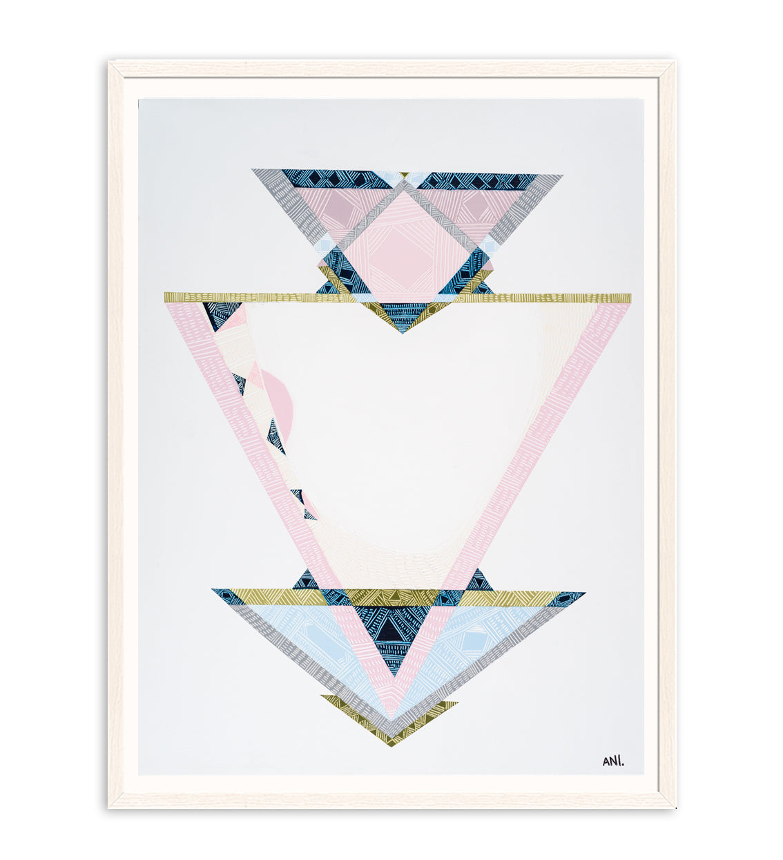 "Past Present Future abstract print by Ani Ipradjian – symbolic art inspired by numerology and life’s journey, connecting past, present, and future"