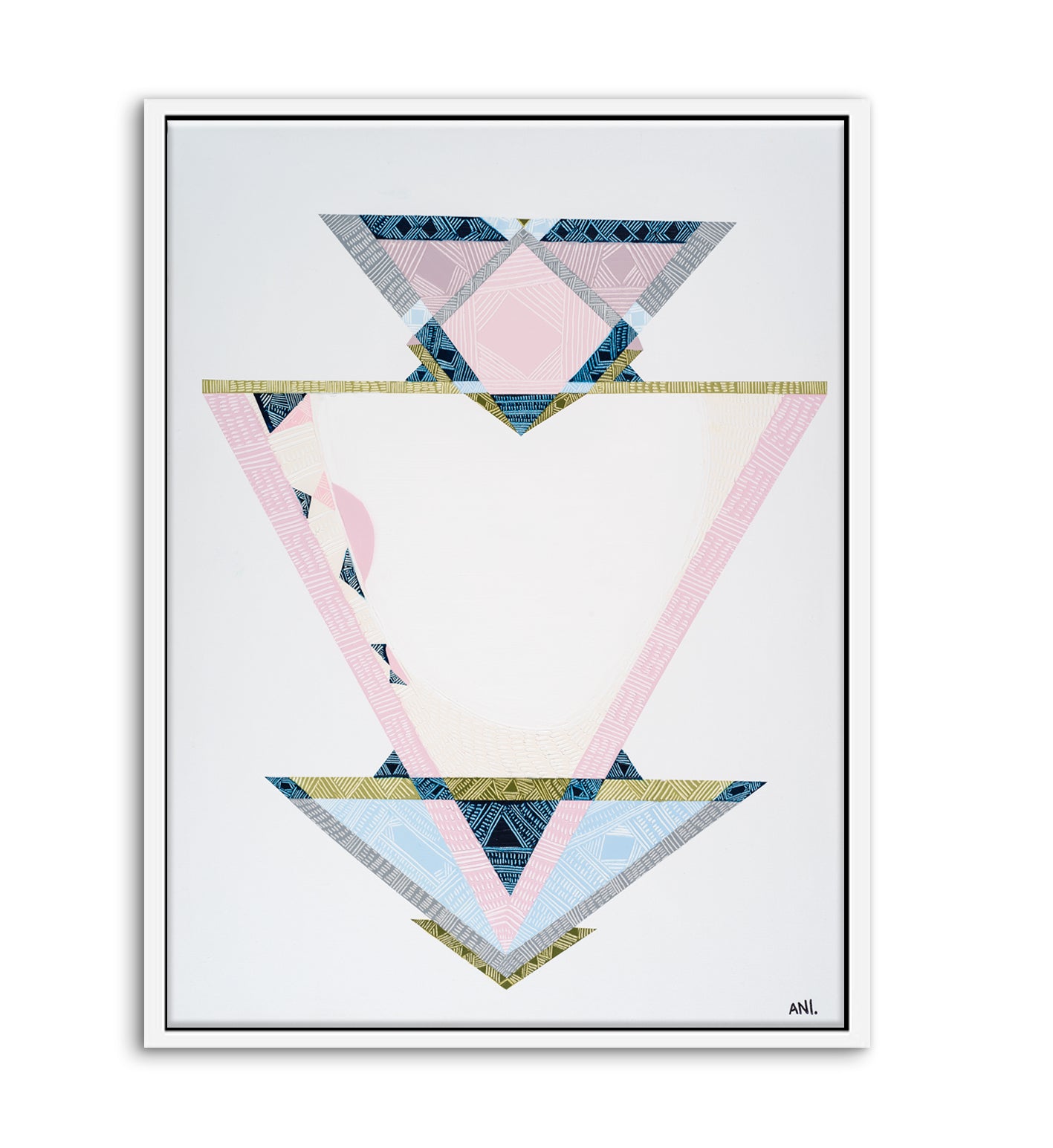 "Past Present Future abstract print by Ani Ipradjian – symbolic art inspired by numerology and life’s journey, connecting past, present, and future"