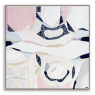 "Pink Lake Forest 2 print by Australian artist Ani Ipradjian. Abstract coastal artwork inspired by Esperance’s Pink Lake in Western Australia. Features pink and blue tones ideal for coastal interiors and global art buyers."