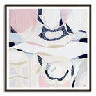 "Pink Lake Forest 2 print by Australian artist Ani Ipradjian. Abstract coastal artwork inspired by Esperance’s Pink Lake in Western Australia. Features pink and blue tones ideal for coastal interiors and global art buyers."
