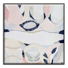 "Pink Lake Forest 1 print by Australian artist Ani Ipradjian. Abstract coastal artwork inspired by Esperance’s Pink Lake in Western Australia. Features pink and blue tones ideal for coastal interiors and global art buyers."