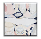 "Pink Lake Forest 1 print by Australian artist Ani Ipradjian. Abstract coastal artwork inspired by Esperance’s Pink Lake in Western Australia. Features pink and blue tones ideal for coastal interiors and global art buyers."
