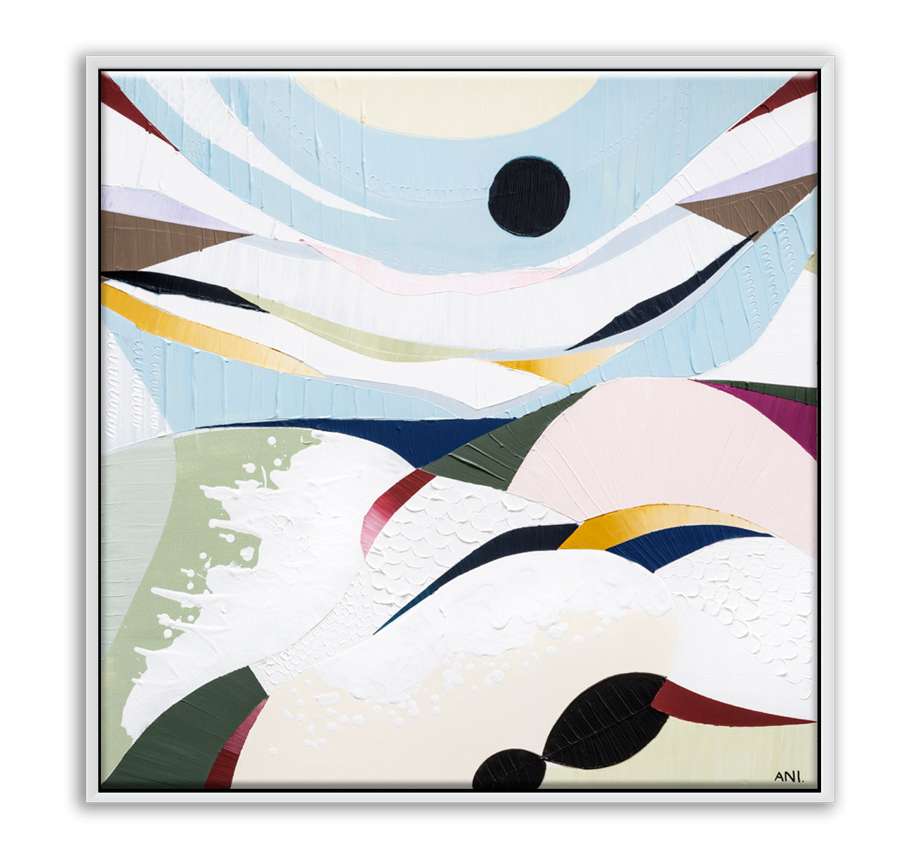 Rip Curl Bells Beach abstract painting by Melbourne artist Ani Ipradjian, inspired by Australia’s famous surf coast. Features textured ocean blues, crashing waves, and dynamic rip curls, capturing the power and beauty of Bells Beach. Perfect for Australian art collectors, coastal art lovers, and surf-inspired interiors.