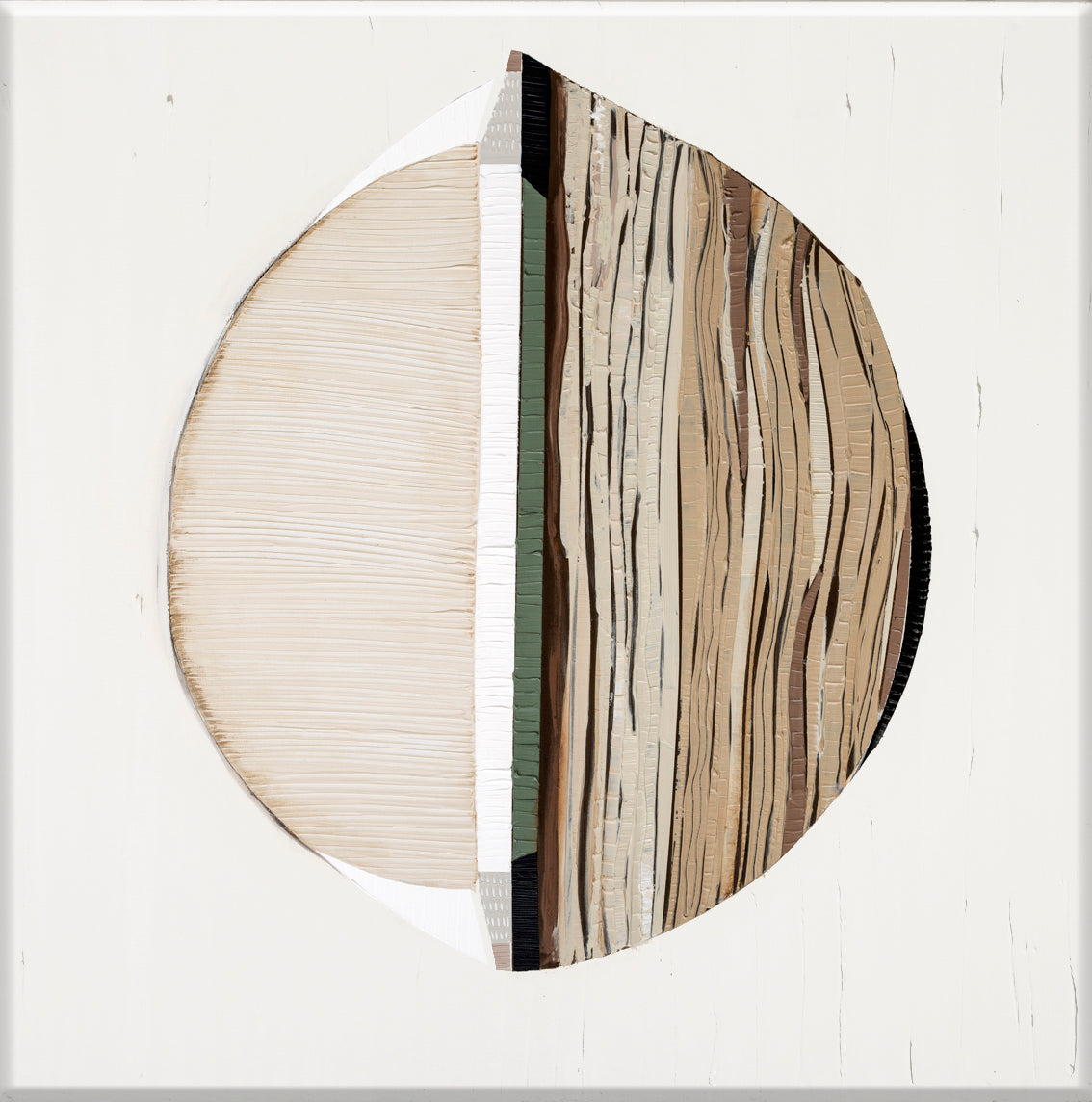 Sherbrooke Forest print by Ani Ipradjian – abstract Australian landscape artwork inspired by the Dandenong Ranges’ towering trees. Rich textures and earthy tones perfect for interior designers, collectors, and nature lovers worldwide.