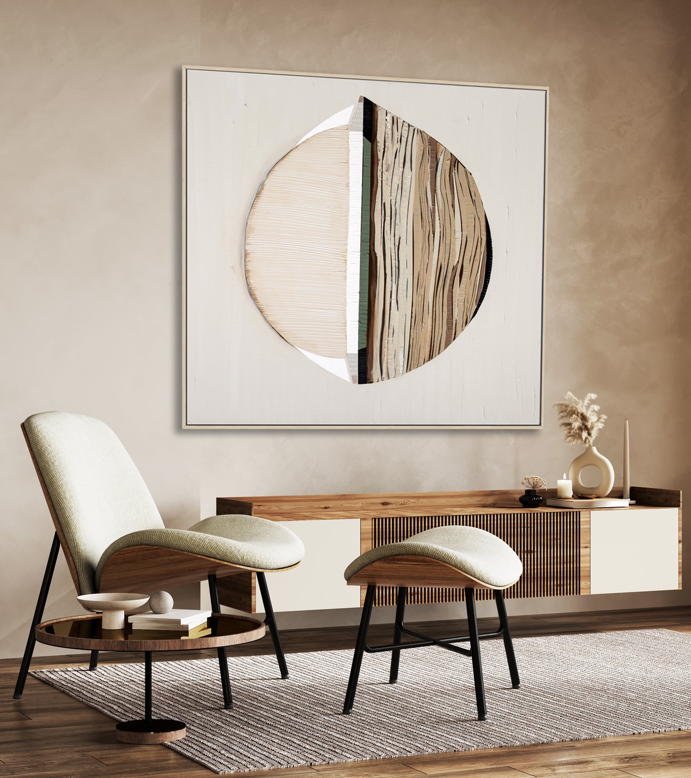 "Sherbrooke Forest" – Original abstract forest painting by Australian artist Ani Ipradjian, inspired by the towering flowering trees of Victoria’s Sherbrooke Forest, featuring vibrant textures and multi-directional display.