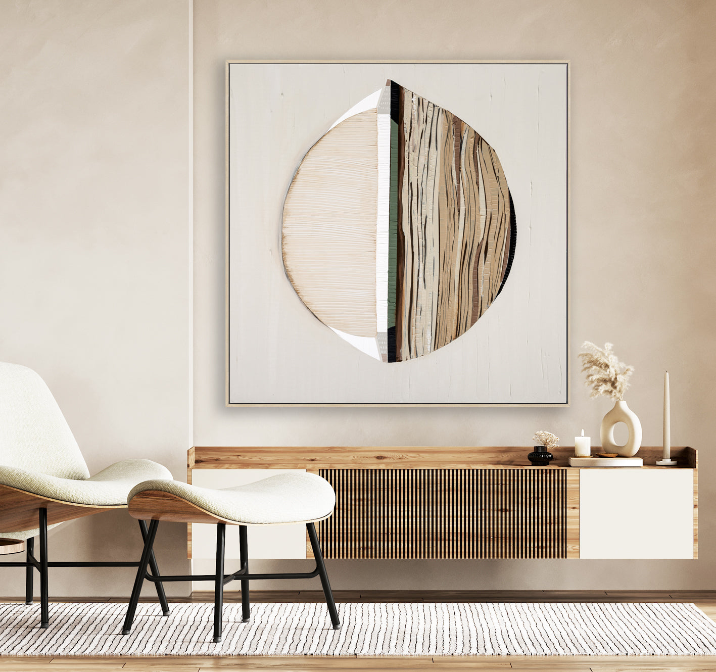 "Sherbrooke Forest" – Original abstract forest painting by Australian artist Ani Ipradjian, inspired by the towering flowering trees of Victoria’s Sherbrooke Forest, featuring vibrant textures and multi-directional display.