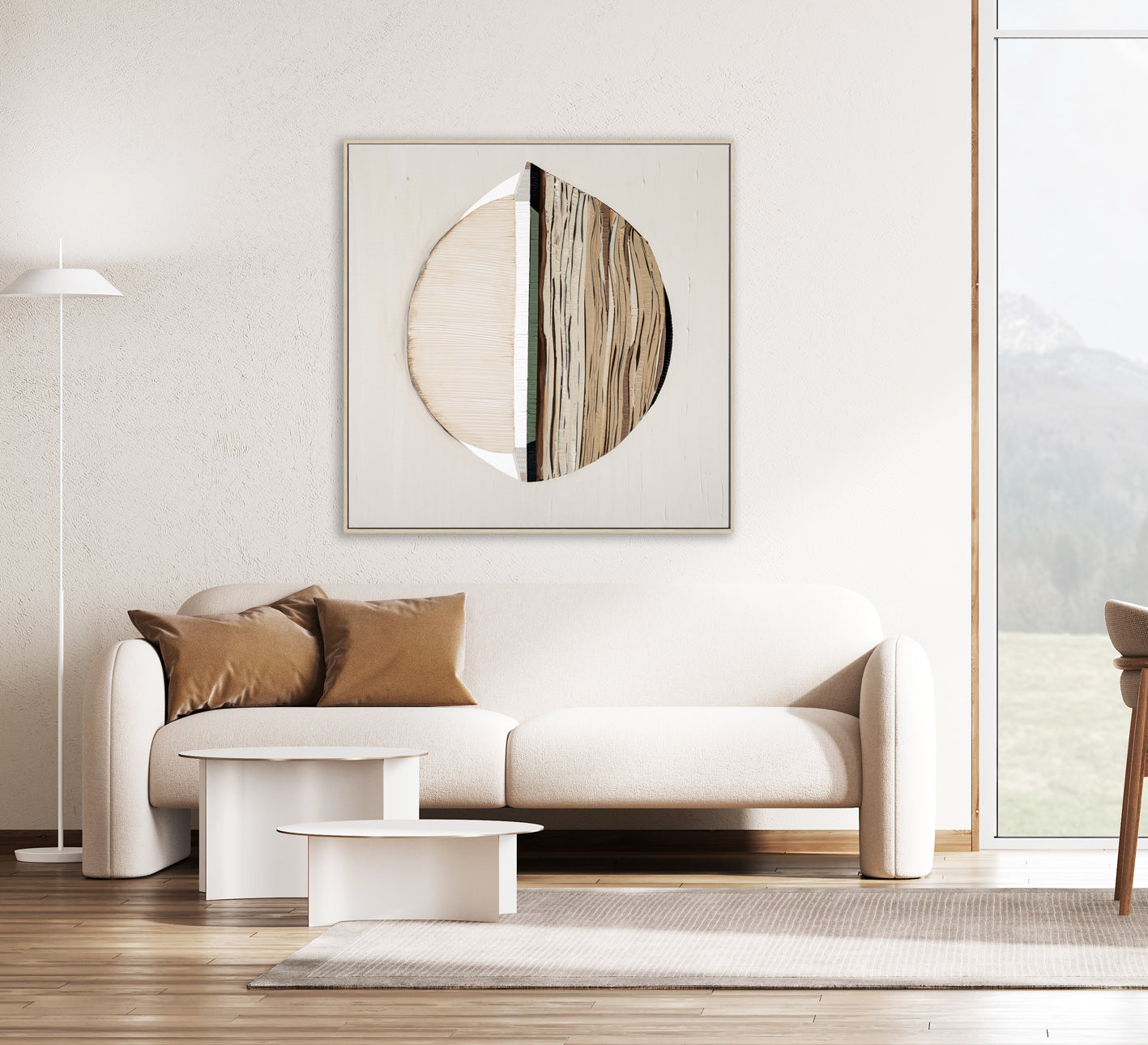 Sherbrooke Forest print by Ani Ipradjian – abstract Australian landscape artwork inspired by the Dandenong Ranges’ towering trees. Rich textures and earthy tones perfect for interior designers, collectors, and nature lovers worldwide.