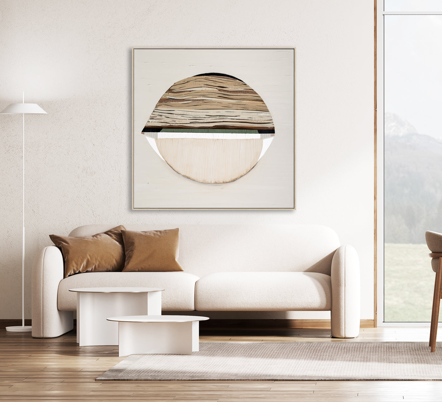 "Sherbrooke Forest" – Original abstract forest painting by Australian artist Ani Ipradjian, inspired by the towering flowering trees of Victoria’s Sherbrooke Forest, featuring vibrant textures and multi-directional display.