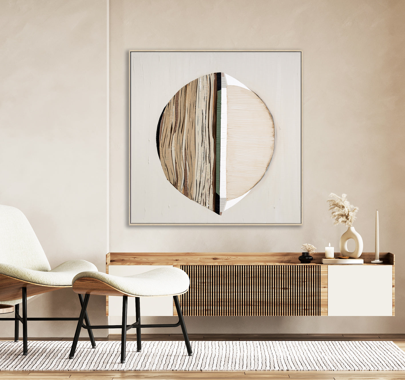 "Sherbrooke Forest" – Original abstract forest painting by Australian artist Ani Ipradjian, inspired by the towering flowering trees of Victoria’s Sherbrooke Forest, featuring vibrant textures and multi-directional display.