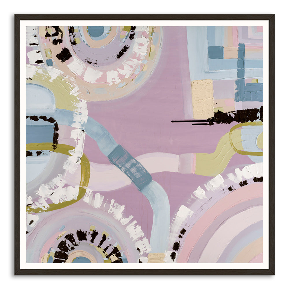 Sorrento Sky art print by Ani Ipradjian – Australian coastal sunset print inspired by Sorrento Melbourne with pastel and golden hues.