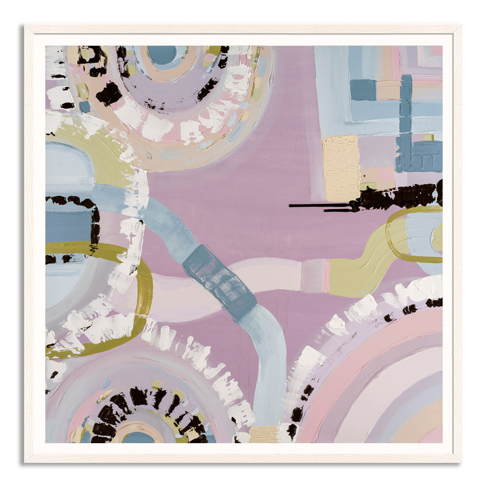 Sorrento Sky art print by Ani Ipradjian – Australian coastal sunset print inspired by Sorrento Melbourne with pastel and golden hues.