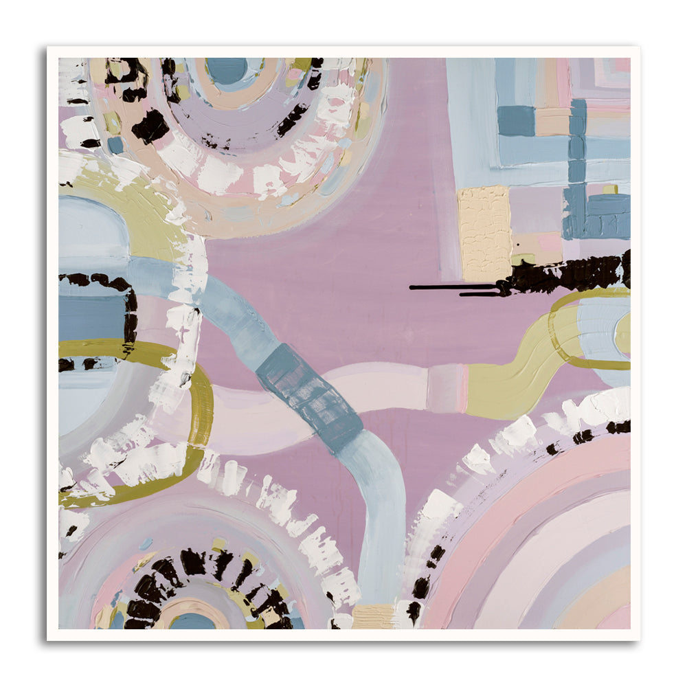 Sorrento Sky art print by Ani Ipradjian – Australian coastal sunset print inspired by Sorrento Melbourne with pastel and golden hues.