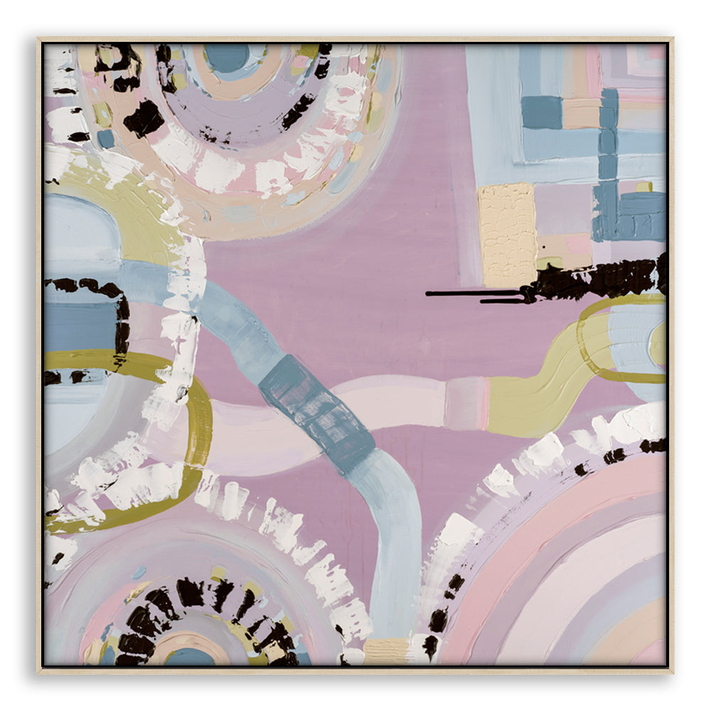 Sorrento Sky art print by Ani Ipradjian – Australian coastal sunset print inspired by Sorrento Melbourne with pastel and golden hues.