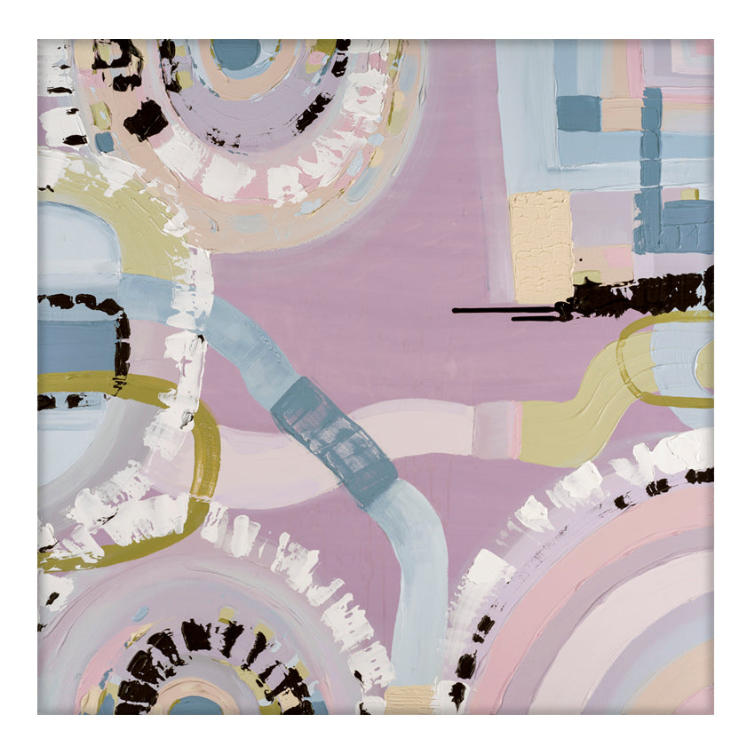 Sorrento Sky art print by Ani Ipradjian – Australian coastal sunset print inspired by Sorrento Melbourne with pastel and golden hues.