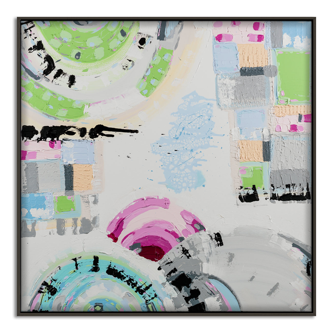 St Kilda Sky art print by Ani Ipradjian – pastel Melbourne beach sunset wall art inspired by St Kilda’s vibrant coastal atmosphere.