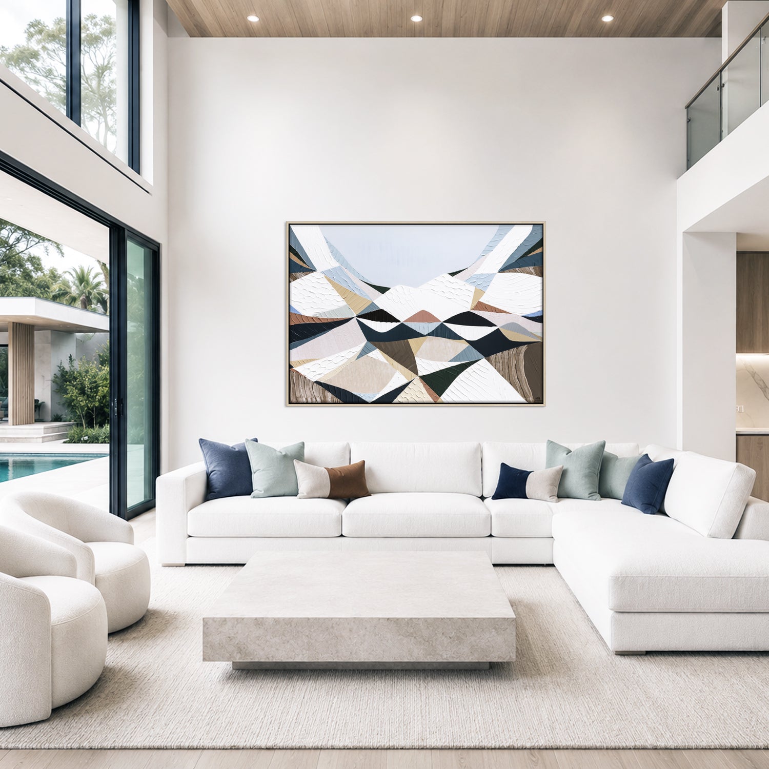 The Great Divide by Ani Ipradjian, Melbourne-based Australian artist, contemporary Australian abstract mountain landscape artwork inspired by the Great Dividing Range. Original textured acrylic and mixed media painting and fine art print featuring earthy browns, sage greens, and layered natural textures that celebrate Australia's iconic mountain ranges and native bushland. Luxury Australian wall art for modern, contemporary, coastal, and designer interiors, perfect for living rooms, dining rooms, offices, h