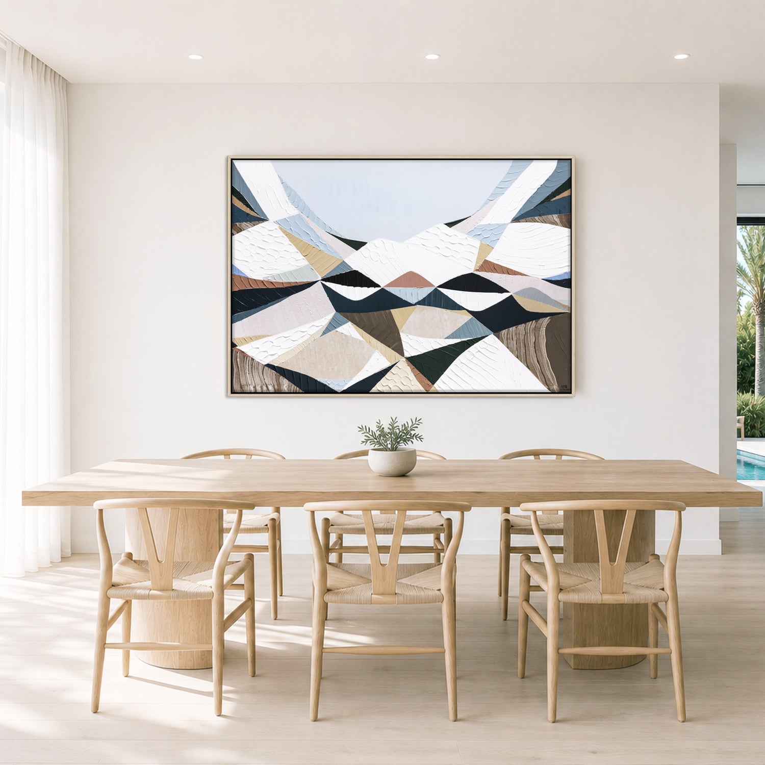 The Great Divide by Ani Ipradjian, Melbourne-based Australian artist, contemporary Australian abstract mountain landscape artwork inspired by the Great Dividing Range. Original textured acrylic and mixed media painting and fine art print featuring earthy browns, sage greens, and layered natural textures that celebrate Australia's iconic mountain ranges and native bushland. Luxury Australian wall art for modern, contemporary, coastal, and designer interiors, perfect for living rooms, dining rooms, offices, h