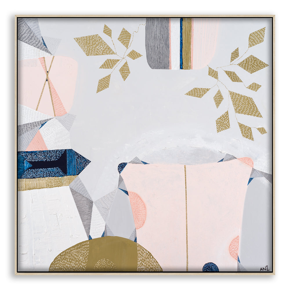 "Urban Melbourne print by Ani Ipradjian – as seen on The Block 2019. Abstract Australian art inspired by 70s interiors and Melbourne city design. Perfect for art collectors and Australian home decor."