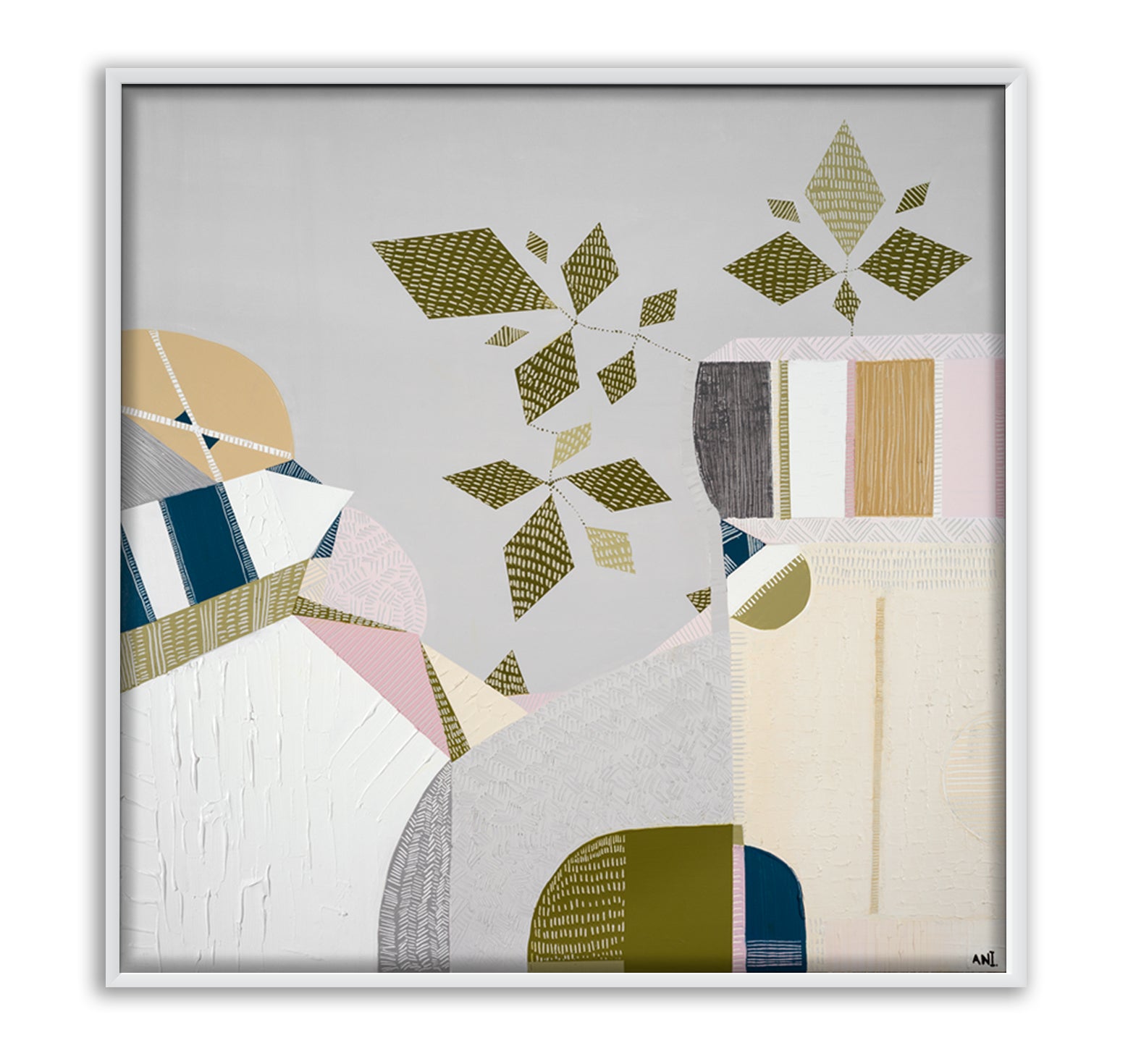 "Urban Sydney print by Ani Ipradjian – retro-inspired Australian cityscape art featuring Sydney Harbour Bridge and 1970s interior tones"