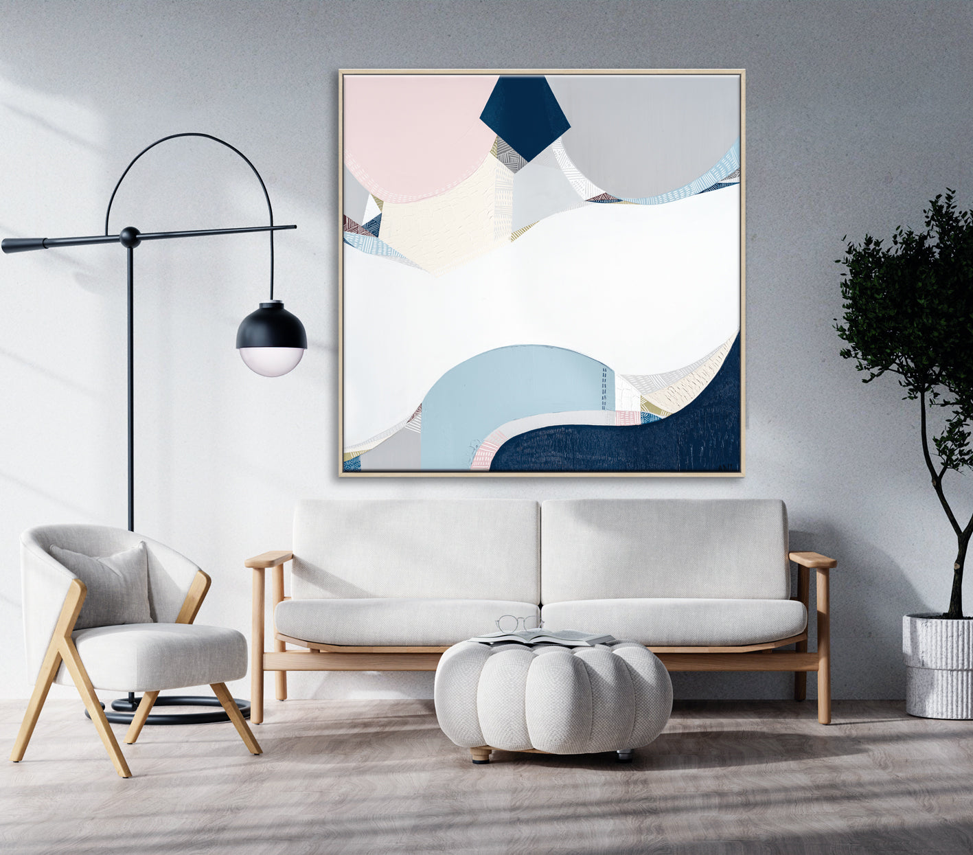 Yarra Valley landscape print by Australian artist Ani Ipradjian. Abstract Australian countryside artwork featuring earthy tones and textured design, perfect for wine lovers, art collectors, and global buyers.