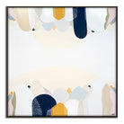 "Abstract landscape print of the Snowy Mountains by Australian artist Ani Ipradjian, inspired by the alpine region in New South Wales. Features cool tones and natural textures representing Australia’s highest mountain range. Ideal for nature lovers, collectors of Australian landscape art, and interior design styling."