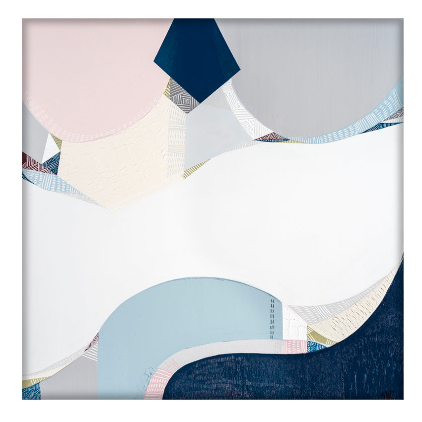 Yarra Valley landscape print by Australian artist Ani Ipradjian. Abstract Australian countryside artwork featuring earthy tones and textured design, perfect for wine lovers, art collectors, and global buyers.