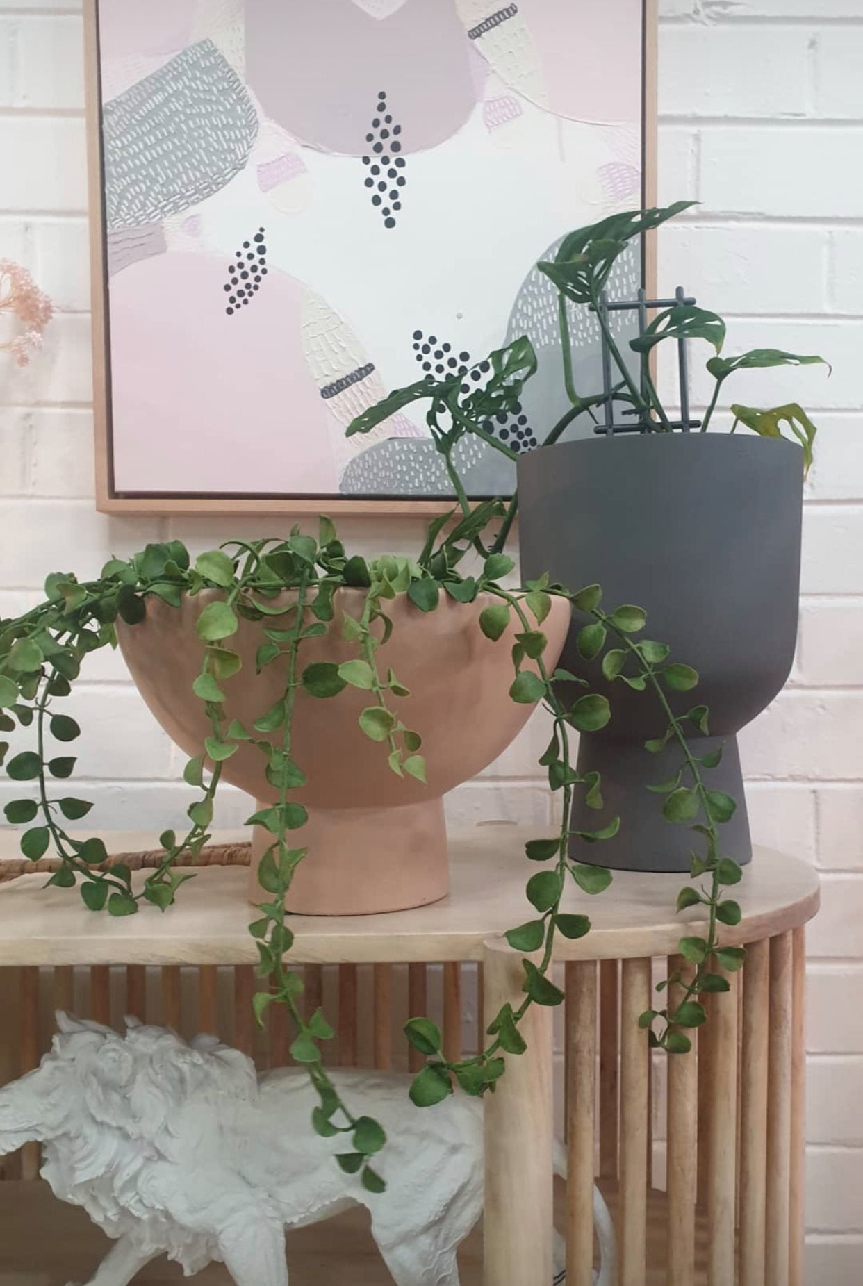 Banksia in Bloom" – Original floral painting by Australian artist Ani Ipradjian, featuring the Banksia prionotes in textured autumn tones, inspired by native Western Australian wildflowers.