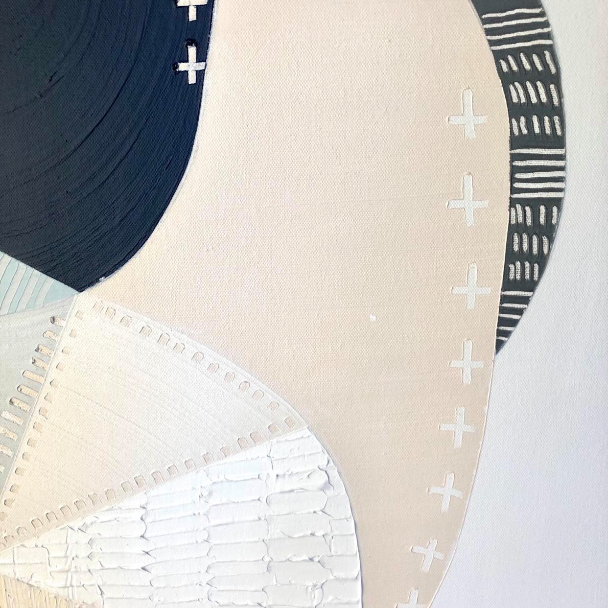 "Great Ocean Road Milky Way 1" – Original night sky painting by Australian artist Ani Ipradjian, inspired by the Milky Way above the 12 Apostles along Victoria’s Great Ocean Road, in textured celestial tones.