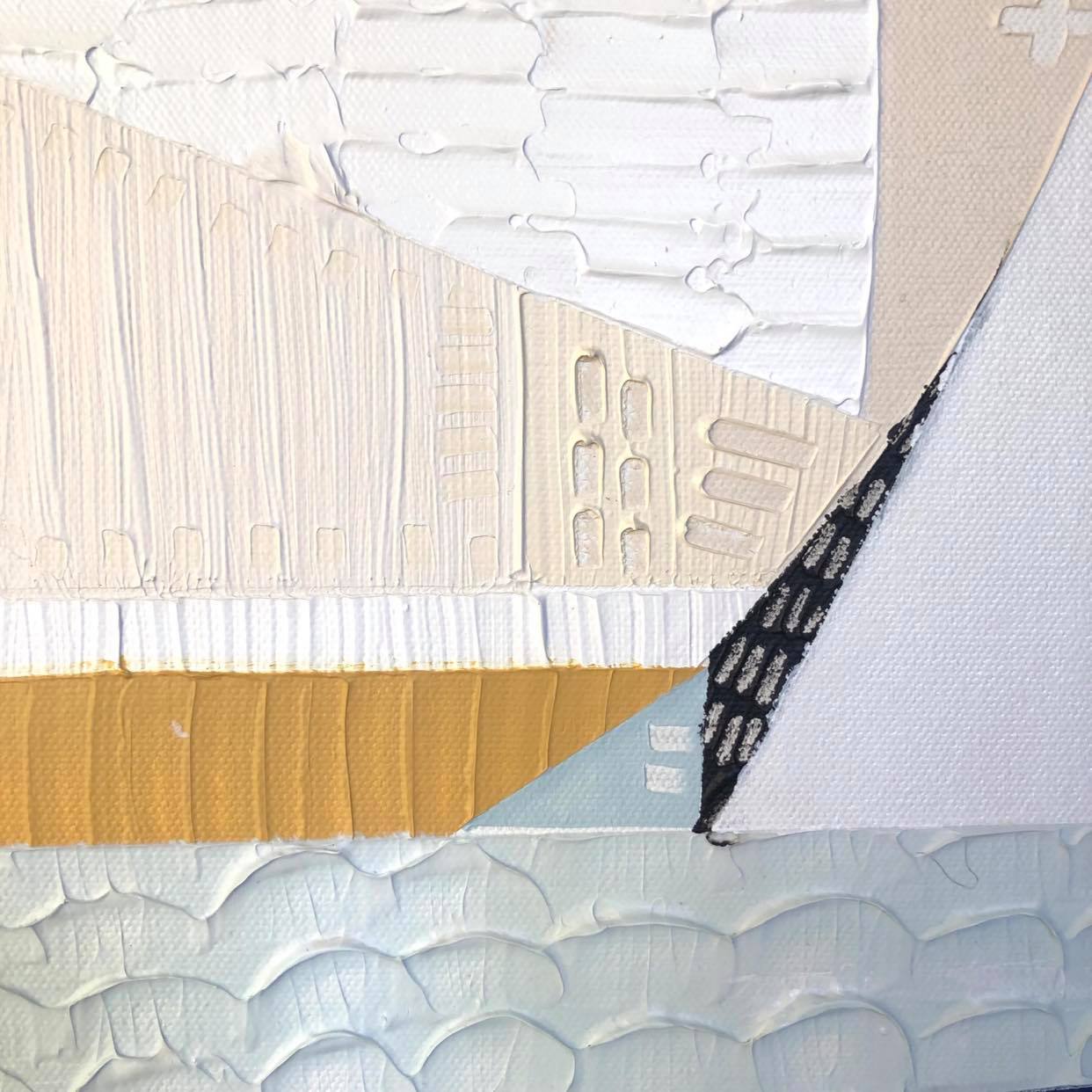 "Great Ocean Road Milky Way 1" – Original night sky painting by Australian artist Ani Ipradjian, inspired by the Milky Way above the 12 Apostles along Victoria’s Great Ocean Road, in textured celestial tones.