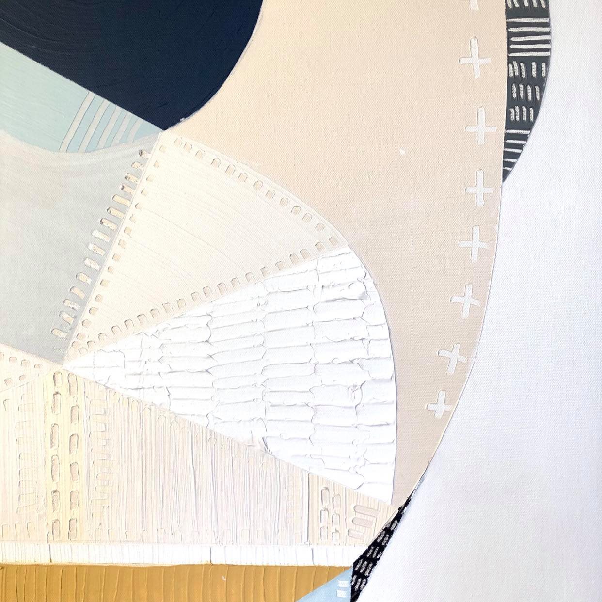 "Great Ocean Road Milky Way 1" – Original night sky painting by Australian artist Ani Ipradjian, inspired by the Milky Way above the 12 Apostles along Victoria’s Great Ocean Road, in textured celestial tones.