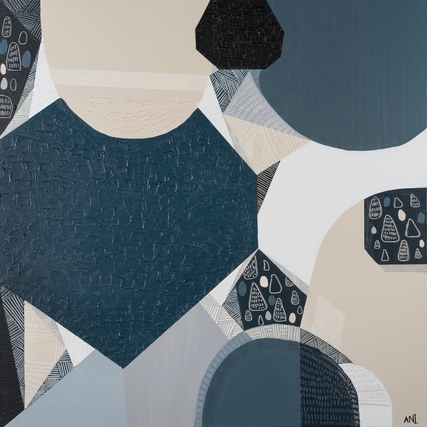 BLUESTONE BASALT 1 PRINT ARTIST LANE - Ani Ipradjian Art