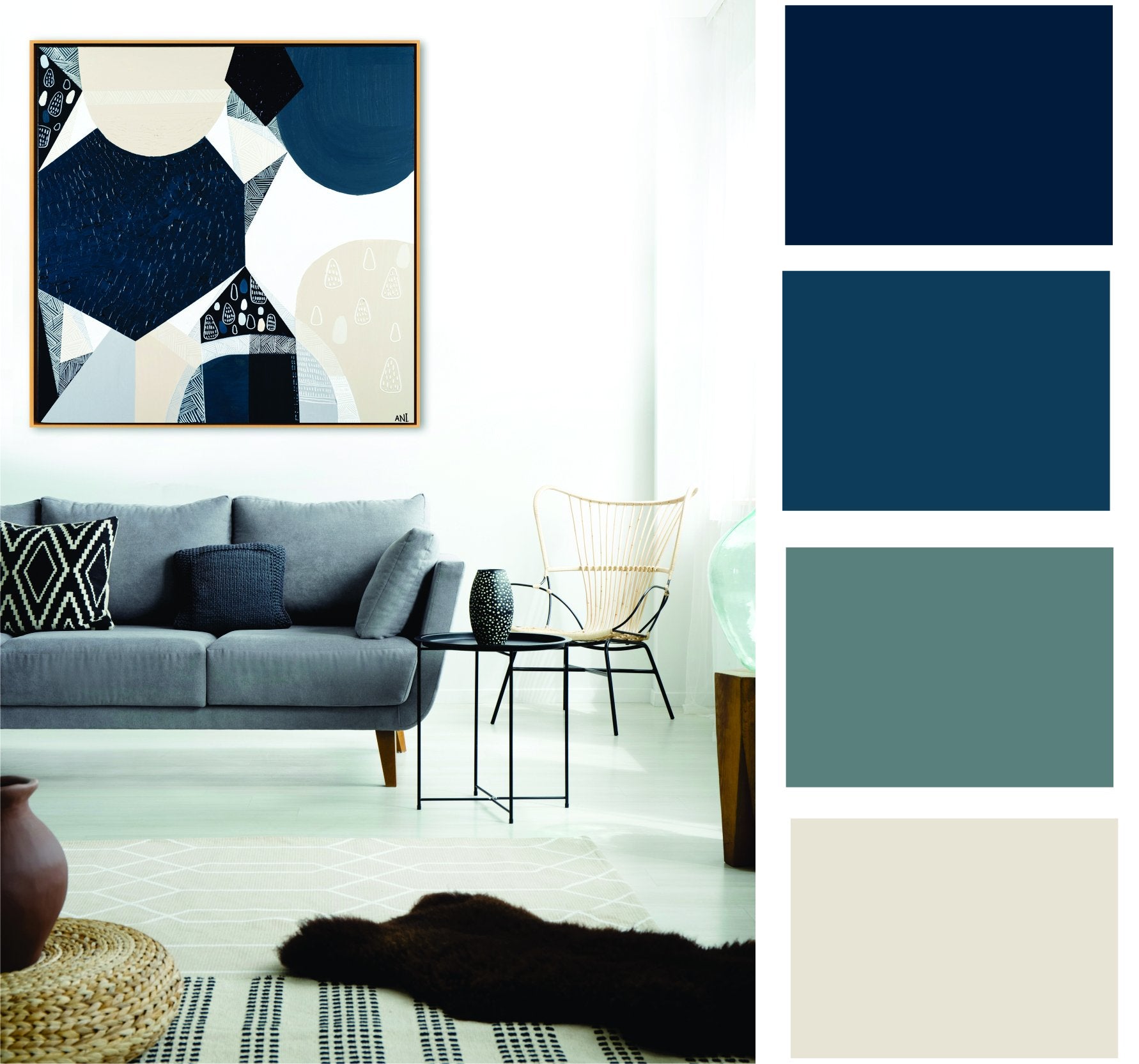 BLUESTONE BASALT 2 PRINT ARTIST LANE - Ani Ipradjian Art