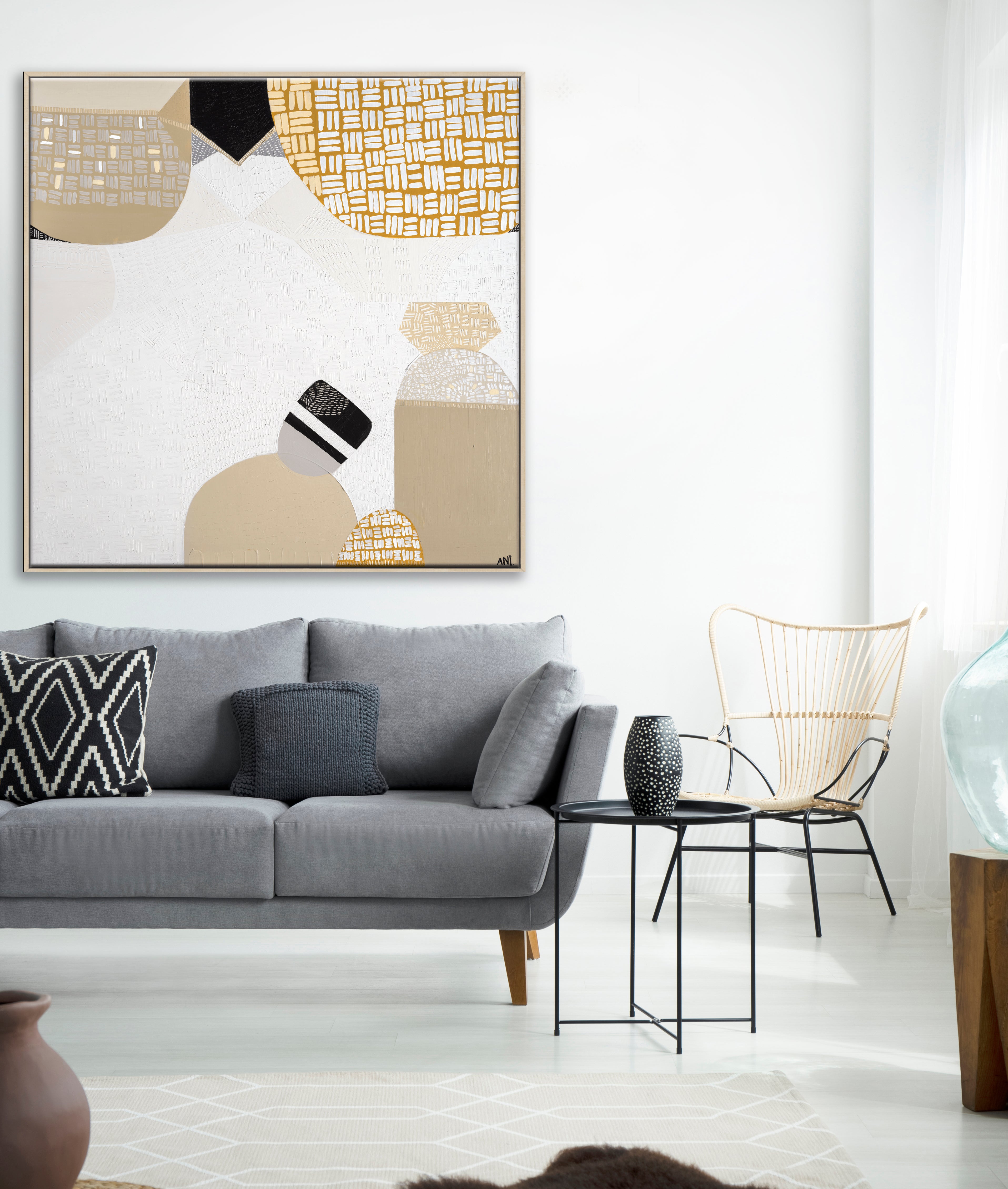 GOLDEN OUTBACK 1 PRINT - Ani Ipradjian Art