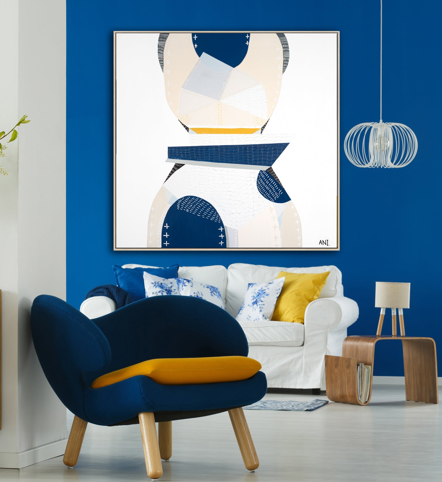 "Great Ocean Road Milky Way 1" – Original night sky painting by Australian artist Ani Ipradjian, inspired by the Milky Way above the 12 Apostles along Victoria’s Great Ocean Road, in textured celestial tones.