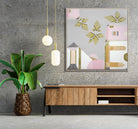 "Iconic Australia 1970 Interior print by Ani Ipradjian – retro Australian art inspired by 1970s Melbourne home décor and urban interiors"