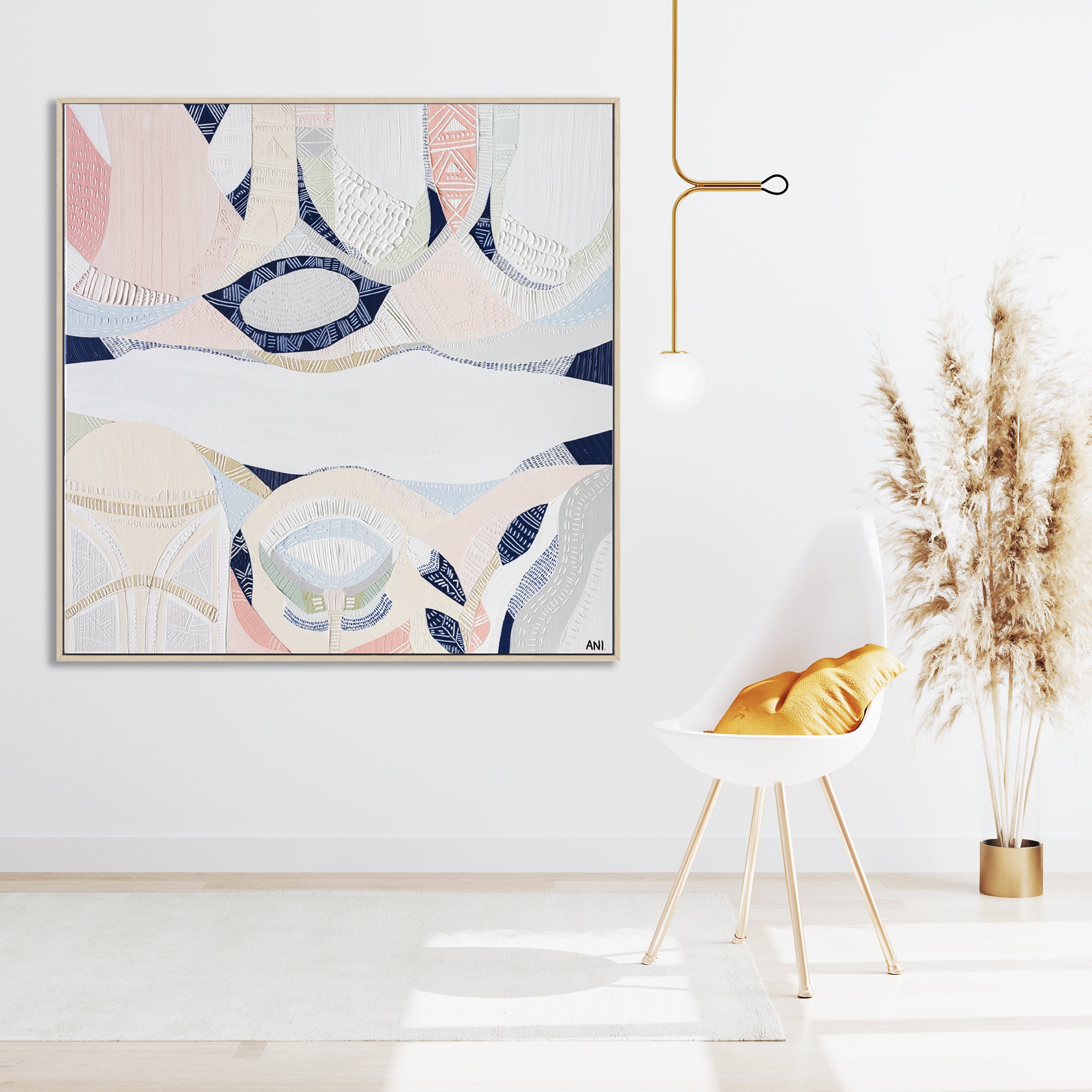 Pink Lake Forest 1 Print - Ani Ipradjian Art