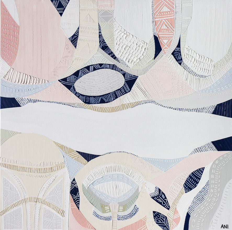 Pink Lake Forest 1 Print - Ani Ipradjian Art