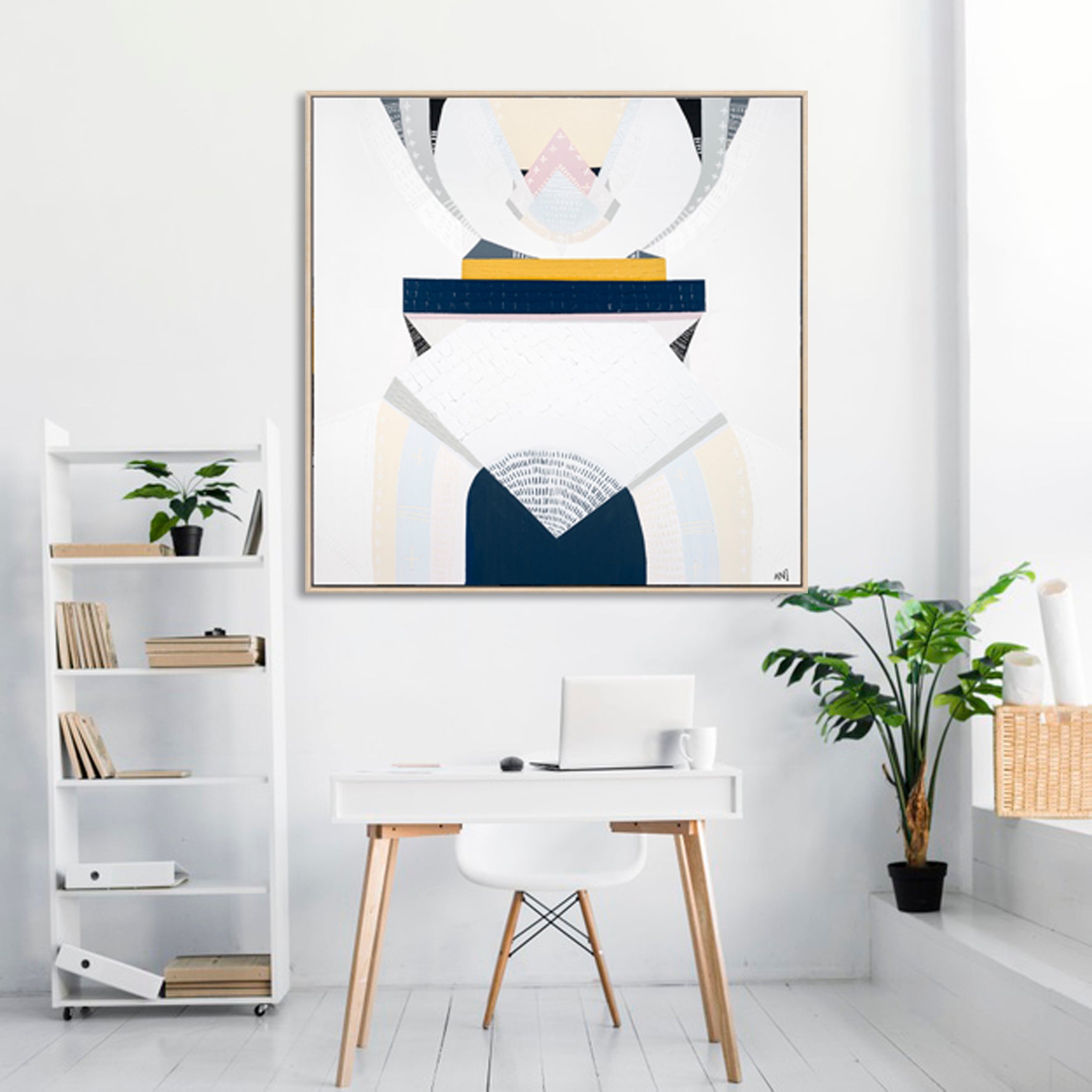 "Pink Star Milky Way" – Original abstract painting by Australian artist Ani Ipradjian, inspired by the Milky Way over the Great Ocean Road, featuring soft pink gas clouds and cosmic textures.