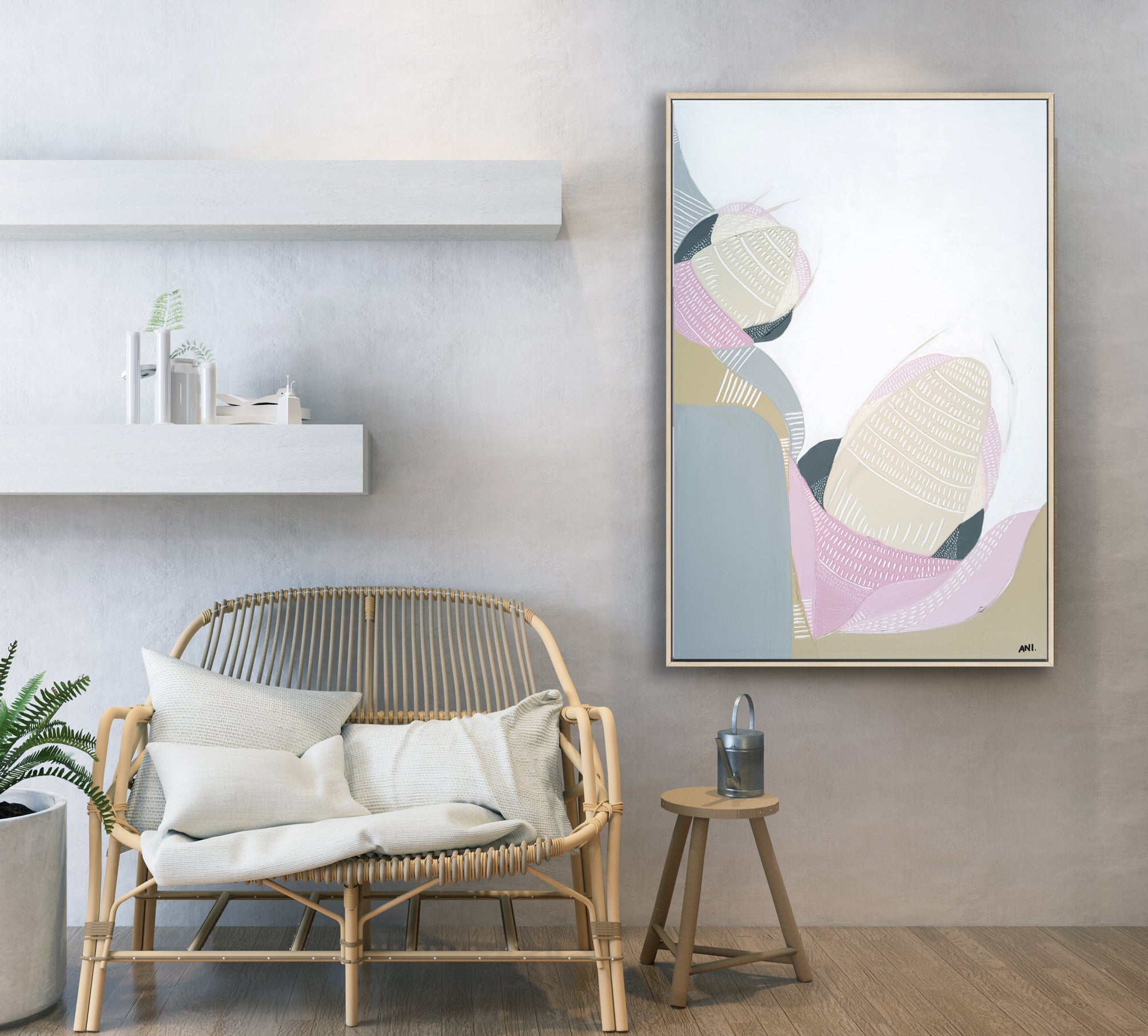 Protea Love Print - Ani Ipradjian Art