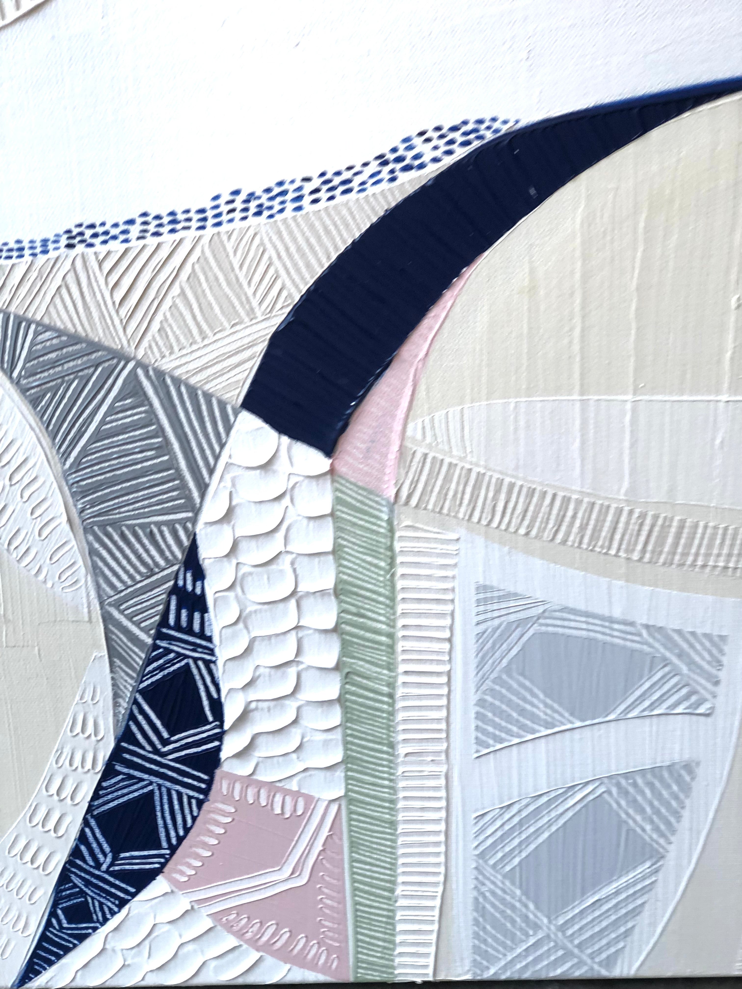 "Yarra Bend" – Original abstract landscape painting by Australian artist Ani Ipradjian, inspired by Melbourne’s Yarra River and bushland parklands, featuring textured natural tones and flowing organic forms.