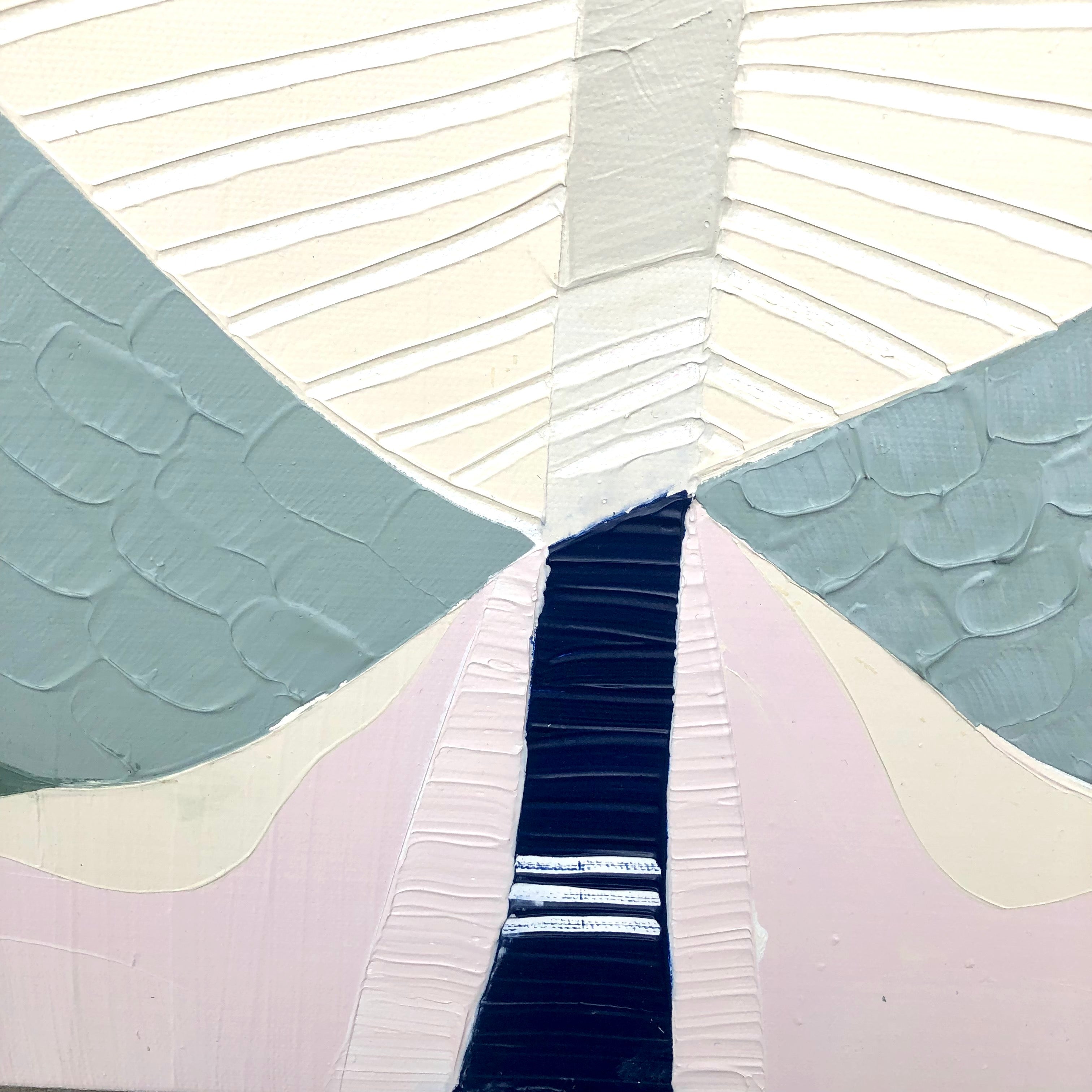 "Banksia Elements 1" – Original abstract painting by Australian artist Ani Ipradjian, inspired by the textures and colours of native Banksia flowers, celebrating their layered, spiky floral forms and natural elegance.