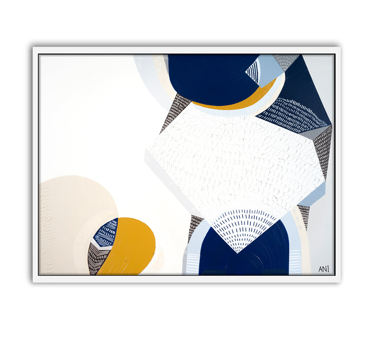 Abstract coastal painting of the 12 Apostles along the Great Ocean Road under a starry night sky, inspired by the Milky Way. Features deep blues, earthy tones, and textured brushwork. Created by Melbourne-based artist Ani Ipradjian to capture the beauty of Australia's natural coastal landmarks.