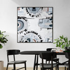 Melbourne Basalt art print by Ani Ipradjian – abstract print inspired by bluestone rock used in Melbourne’s historic architecture.