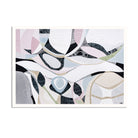 Australian Pink Lakes abstract landscape art print and painting by Australian artist Ani Ipradjian, inspired by iconic pink salt lakes across Australia, with bold pink hues, textured layers, and contemporary design ideal for modern interiors and art collectors worldwide.