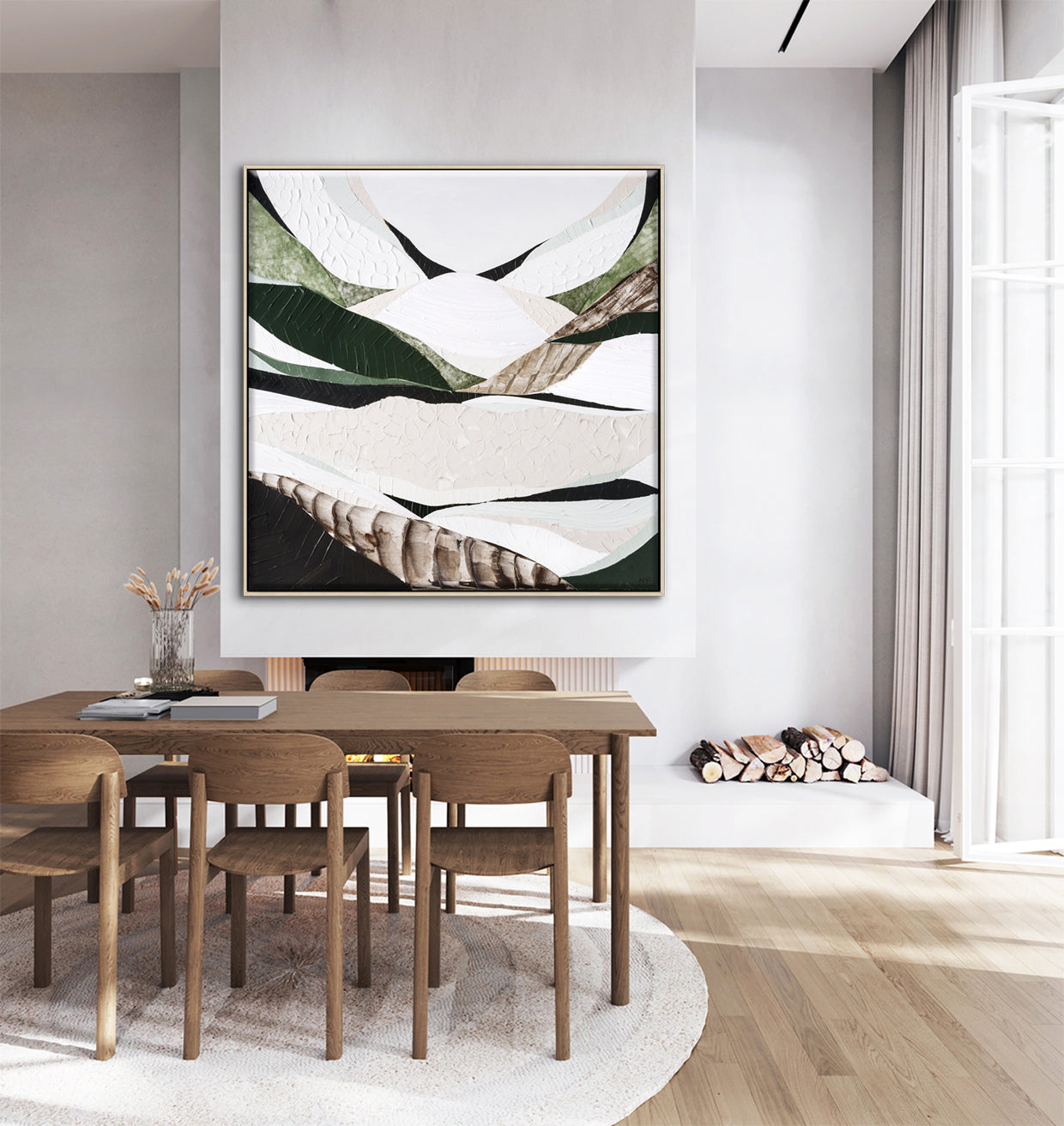 Australian Dividing Ranges 2 by Melbourne artist Ani Ipradjian — contemporary abstract Australian mountain landscape painting and print inspired by the Great Dividing Range. Features earthy browns, sage greens, and textured layers capturing native bushland, rugged terrain, and Australia’s natural beauty across Queensland, New South Wales, and Victoria. Ideal for art collectors, interior designers, home decorators, and lovers of modern Australian landscape art. Available framed in Tasmanian Oak, Black, or Wh