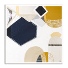 Australian Outback Road 3 abstract landscape artwork by Melbourne-based Australian artist Ani Ipradjian, featuring earthy mustard tones and ocean blues inspired by a cross-country journey from Melbourne to Perth, celebrating Australia’s vast outback roads, rugged terrain, and contemporary Australian art style.